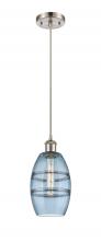 Innovations Lighting 516-1P-SN-G557-6BL - Vaz - 1 Light - 6 inch - Brushed Satin Nickel - Cord hung - Mini Pendant