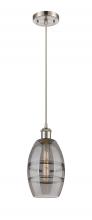 Innovations Lighting 516-1P-SN-G557-6SM - Vaz - 1 Light - 6 inch - Brushed Satin Nickel - Cord hung - Mini Pendant