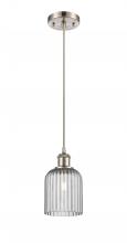 Innovations Lighting 516-1P-SN-G559-5SM - Bridal Veil - 1 Light - 5 inch - Brushed Satin Nickel - Cord hung - Mini Pendant