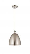 Innovations Lighting 516-1P-SN-MBD-9-SN - Bristol - 1 Light - 9 inch - Brushed Satin Nickel - Cord hung - Mini Pendant