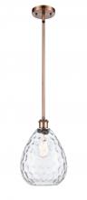 Innovations Lighting 516-1S-AC-G372 - Waverly - 1 Light - 8 inch - Antique Copper - Mini Pendant