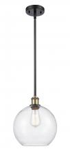 Innovations Lighting 516-1S-BAB-G124-10 - Athens - 1 Light - 10 inch - Black Antique Brass - Mini Pendant