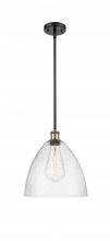 Innovations Lighting 516-1S-BAB-GBD-124 - Bristol - 1 Light - 12 inch - Black Antique Brass - Mini Pendant