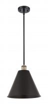 Innovations Lighting 516-1S-BAB-MBC-12-BK - Berkshire - 1 Light - 12 inch - Black Antique Brass - Pendant