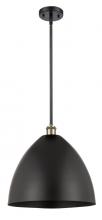 Innovations Lighting 516-1S-BAB-MBD-16-BK - Bristol - 1 Light - 16 inch - Black Antique Brass - Pendant