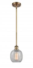 Innovations Lighting 516-1S-BB-G105 - Belfast - 1 Light - 6 inch - Brushed Brass - Mini Pendant