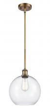 Innovations Lighting 516-1S-BB-G122-10 - Athens - 1 Light - 10 inch - Brushed Brass - Mini Pendant