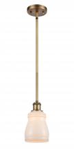 Innovations Lighting 516-1S-BB-G391 - Ellery - 1 Light - 5 inch - Brushed Brass - Mini Pendant