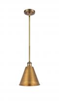 Innovations Lighting 516-1S-BB-MBC-8-BB - Berkshire - 1 Light - 8 inch - Brushed Brass - Pendant