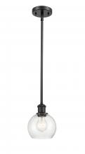 Innovations Lighting 516-1S-BK-G124-6 - Athens - 1 Light - 6 inch - Matte Black - Mini Pendant