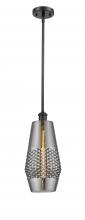  516-1S-BK-G683-7 - Windham - 1 Light - 7 inch - Matte Black - Mini Pendant