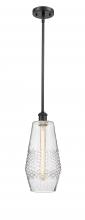  516-1S-BK-G684-7 - Windham - 1 Light - 7 inch - Matte Black - Mini Pendant