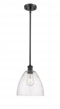 Innovations Lighting 516-1S-BK-GBD-94 - Bristol - 1 Light - 9 inch - Matte Black - Mini Pendant