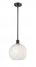 Innovations Lighting 516-1S-OB-G1216-10WM - White Mouchette - 1 Light - 10 inch - Oil Rubbed Bronze - Mini Pendant