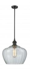 Innovations Lighting 516-1S-OB-G92-L - Fenton - 1 Light - 11 inch - Oil Rubbed Bronze - Mini Pendant