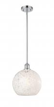 Innovations Lighting 516-1S-PC-G1216-10WM - White Mouchette - 1 Light - 10 inch - Polished Chrome - Mini Pendant