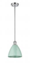 Innovations Lighting 516-1S-PC-MBD-75-SF - Plymouth - 1 Light - 8 inch - Polished Chrome - Pendant