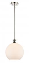 Innovations Lighting 516-1S-PN-G121-10 - Athens - 1 Light - 10 inch - Polished Nickel - Mini Pendant