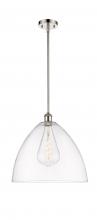 Innovations Lighting 516-1S-PN-GBD-162 - Bristol - 1 Light - 16 inch - Polished Nickel - Pendant