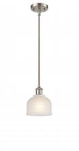  516-1S-SN-G411 - Dayton - 1 Light - 6 inch - Brushed Satin Nickel - Mini Pendant