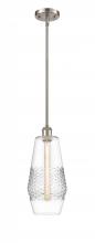  516-1S-SN-G682-7 - Windham - 1 Light - 7 inch - Brushed Satin Nickel - Mini Pendant