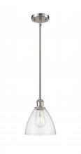 Innovations Lighting 516-1S-SN-GBD-754 - Bristol - 1 Light - 8 inch - Brushed Satin Nickel - Mini Pendant