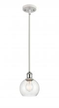 Innovations Lighting 516-1S-WPC-G124-6 - Athens - 1 Light - 6 inch - White Polished Chrome - Mini Pendant