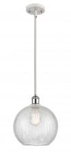 Innovations Lighting 516-1S-WPC-G125-10 - Athens - 1 Light - 10 inch - White Polished Chrome - Mini Pendant