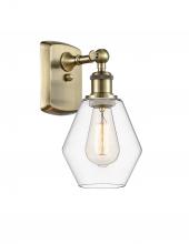 Innovations Lighting 516-1W-AB-G652-6 - Cindyrella - 1 Light - 6 inch - Antique Brass - Sconce