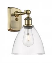 Innovations Lighting 516-1W-AB-GBD-752 - Bristol - 1 Light - 8 inch - Antique Brass - Sconce