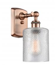 Innovations Lighting 516-1W-AC-G112 - Cobbleskill - 1 Light - 5 inch - Antique Copper - Sconce