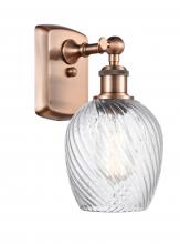 Innovations Lighting 516-1W-AC-G292-LED - Salina - 1 Light - 6 inch - Antique Copper - Sconce