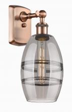 Innovations Lighting 516-1W-AC-G557-6SM - Vaz - 1 Light - 6 inch - Antique Copper - Sconce