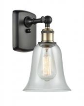 Innovations Lighting 516-1W-BAB-G2812 - Hanover - 1 Light - 6 inch - Black Antique Brass - Sconce