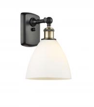 Innovations Lighting 516-1W-BAB-GBD-751-LED - Bristol - 1 Light - 8 inch - Black Antique Brass - Sconce