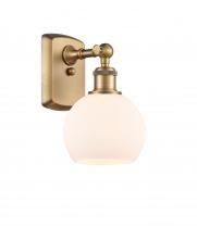 Innovations Lighting 516-1W-BB-G121-6 - Athens - 1 Light - 6 inch - Brushed Brass - Sconce