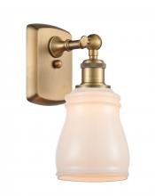 Innovations Lighting 516-1W-BB-G391 - Ellery - 1 Light - 5 inch - Brushed Brass - Sconce