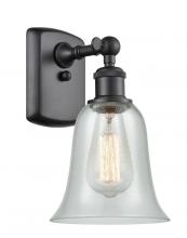 Innovations Lighting 516-1W-BK-G2812 - Hanover - 1 Light - 6 inch - Matte Black - Sconce