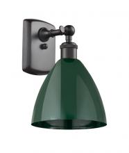 Innovations Lighting 516-1W-OB-MBD-75-GR - Plymouth - 1 Light - 8 inch - Oil Rubbed Bronze - Sconce