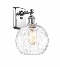 Innovations Lighting 516-1W-PC-G1215-8 - Athens Water Glass - 1 Light - 8 inch - Polished Chrome - Sconce
