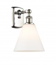 Innovations Lighting 516-1W-PN-GBC-81 - Berkshire - 1 Light - 8 inch - Polished Nickel - Sconce