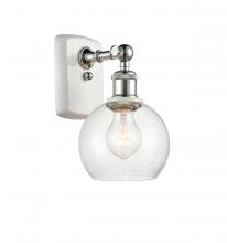 Innovations Lighting 516-1W-WPC-G124-6 - Athens - 1 Light - 6 inch - White Polished Chrome - Sconce
