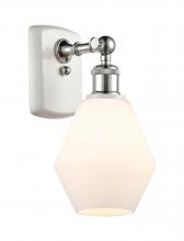 Innovations Lighting 516-1W-WPC-G651-6 - Cindyrella - 1 Light - 6 inch - White Polished Chrome - Sconce