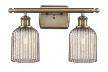 Innovations Lighting 516-2W-AB-G559-5ME - Bridal Veil - 2 Light - 15 inch - Antique Brass - Bath Vanity Light