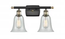 Innovations Lighting 516-2W-BAB-G2812 - Hanover - 2 Light - 16 inch - Black Antique Brass - Bath Vanity Light