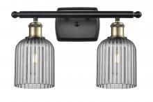 Innovations Lighting 516-2W-BAB-G559-5SM - Bridal Veil - 2 Light - 15 inch - Black Antique Brass - Bath Vanity Light