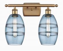 Innovations Lighting 516-2W-BB-G557-6BL - Vaz - 2 Light - 16 inch - Brushed Brass - Bath Vanity Light