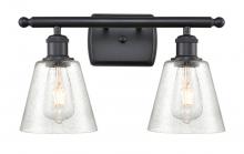 Innovations Lighting 516-2W-BK-G454 - Caton - 2 Light - 15 inch - Matte Black - Bath Vanity Light