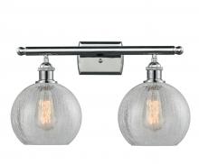 Innovations Lighting 516-2W-PC-G125-8 - Athens - 2 Light - 18 inch - Polished Chrome - Bath Vanity Light