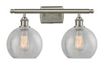 Innovations Lighting 516-2W-SN-G125-8 - Athens - 2 Light - 18 inch - Brushed Satin Nickel - Bath Vanity Light